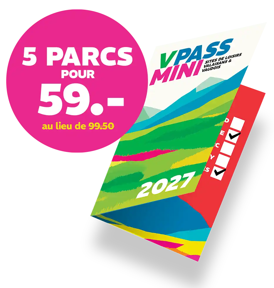 VPass Mini 2027 - 5 parcs pour 59.-